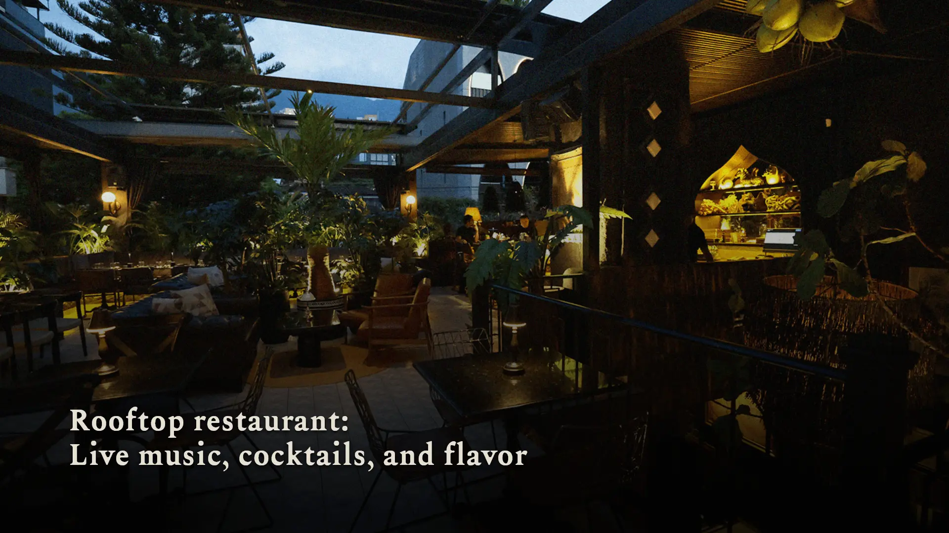 Rooftop restaurant